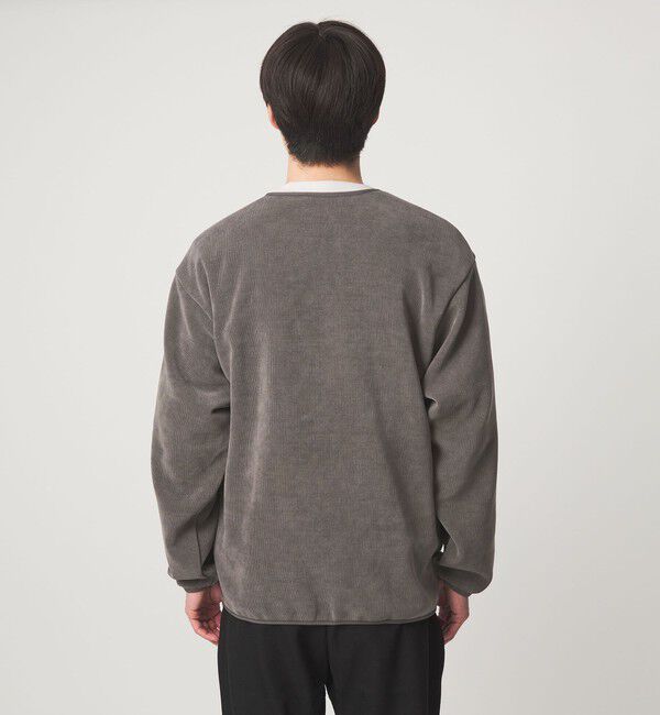 UNITED ARROWS green label relaxing「カット コール ボア ブルゾン」|カーディガン|