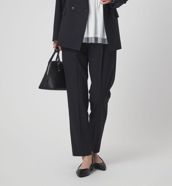 UNITED ARROWS green label relaxing「［size SHORT/TALLあり］カチリラ テーパードパンツ ウォッシャブル ストレッチ」|スラックス|