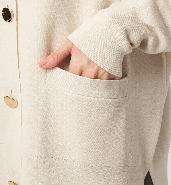 UNITED ARROWS green label relaxing「パフニット カーディガン ウォッシャブル」|カーディガン|