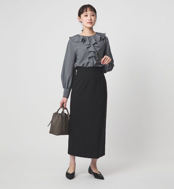 UNITED ARROWS green label relaxing「ラッフル ブラウス」|シャツ・ブラウス|