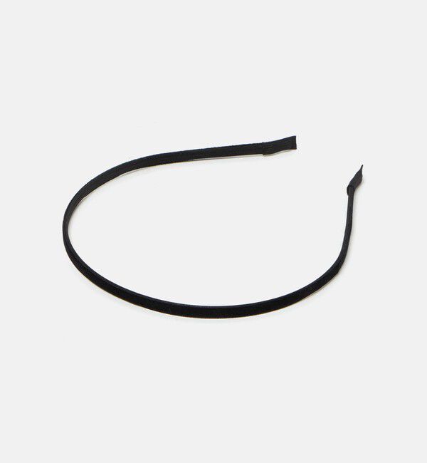 UNITED ARROWS green label relaxing「【WEB限定】スリム カチューシャ」|カチューシャ|BLACK