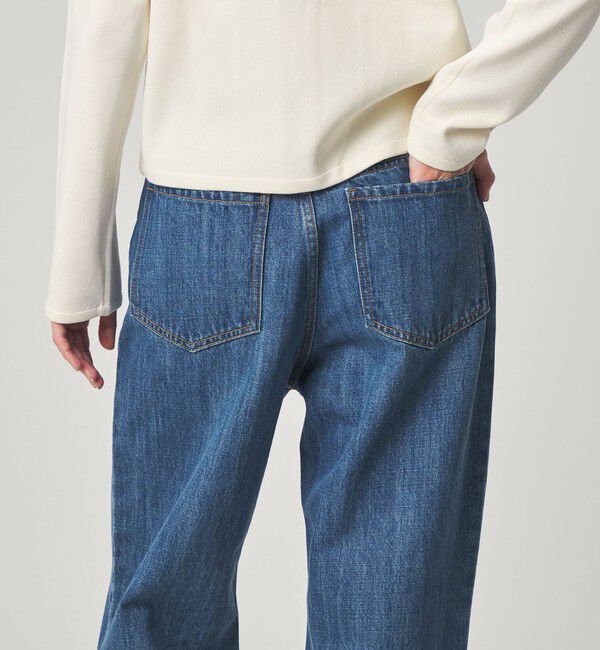 STEVEN ALAN「＜Steven Alan＞コットン デニム ストレート パンツ」|デニム|