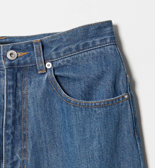 STEVEN ALAN「＜Steven Alan＞コットン デニム ストレート パンツ」|デニム|