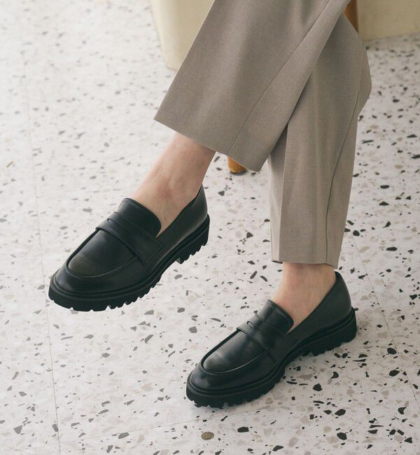 BEAUTY&YOUTH UNITED ARROWS「レザーライク コインローファー」|ローファー|