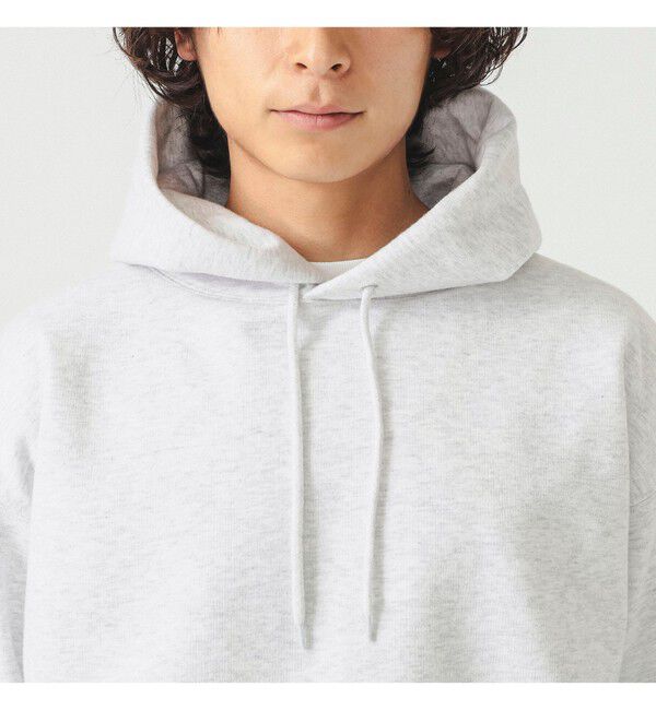 BEAMS「ワイドショートフィット ウィンドストップ スウェットフーディー」|スウェット・ジャージ|