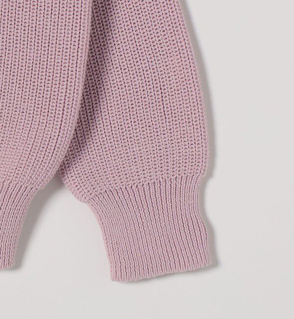 SHIPS any「《予約》SHIPS any:〈手洗い可能〉コットン ミックス スキッパー ポロ ニット プルオーバー」|ニット・セーター|