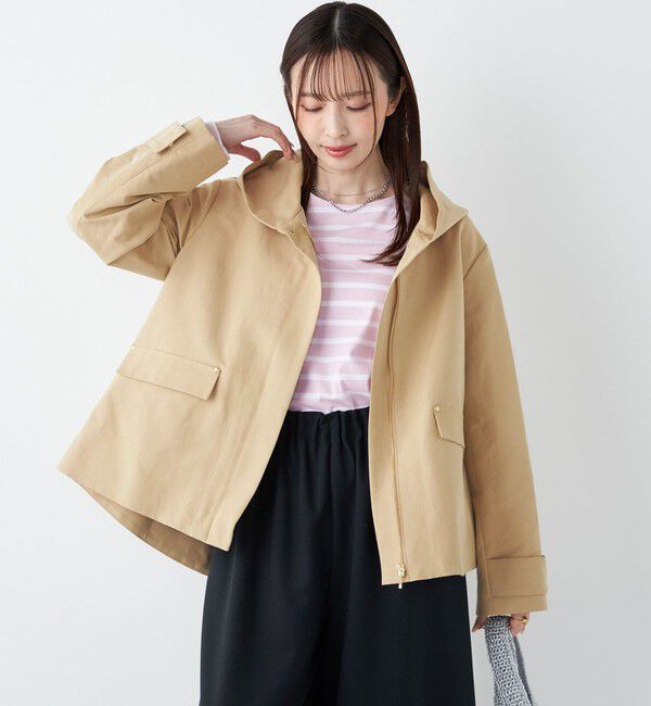 SHIPS Colors 「《予約》SHIPS Colors:〈手洗い可能〉フードカラー ショート コート◆」|その他|