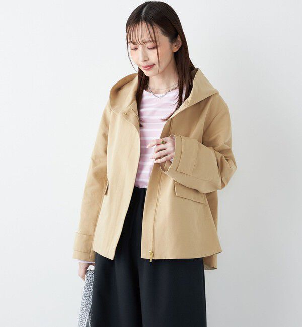 SHIPS Colors 「《予約》SHIPS Colors:〈手洗い可能〉フードカラー ショート コート◆」|その他|