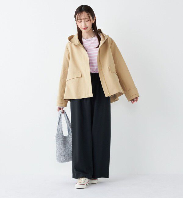 SHIPS Colors 「《予約》SHIPS Colors:〈手洗い可能〉フードカラー ショート コート◆」|その他|