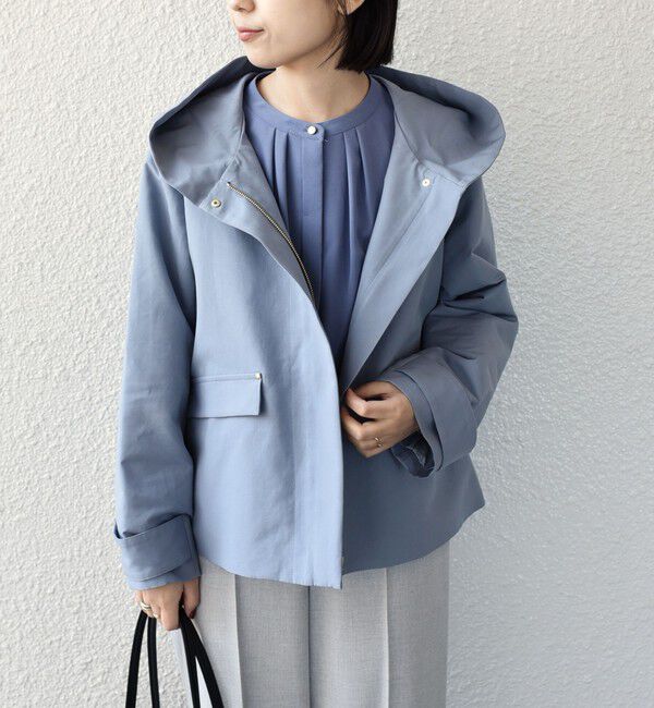 SHIPS Colors 「《予約》SHIPS Colors:〈手洗い可能〉フードカラー ショート コート◆」|その他|