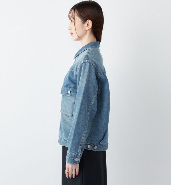 SHIPS Colors 「《予約》SHIPS Colors:〈洗濯機可能〉アマヨリ デニム ジャケット◆」|デニムジャケット|
