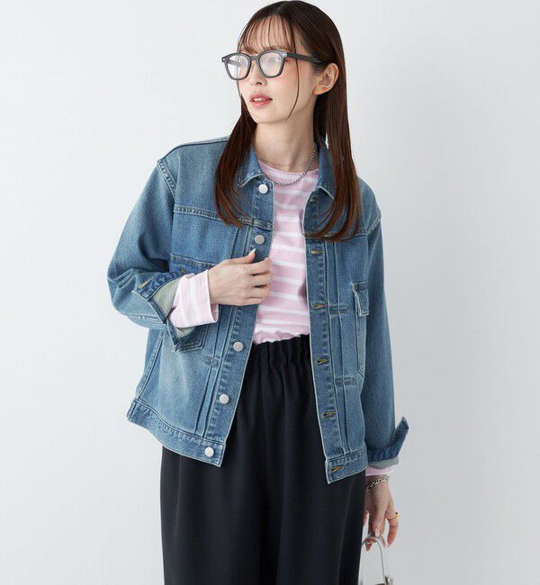 SHIPS Colors 「《予約》SHIPS Colors:〈洗濯機可能〉アマヨリ デニム ジャケット◆」|デニムジャケット|