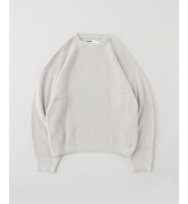 JOINT WORKS「NOMANUAL/ノーマニュアル FUZZ HAIRY KNIT」|ニット・セーター|ブルー A