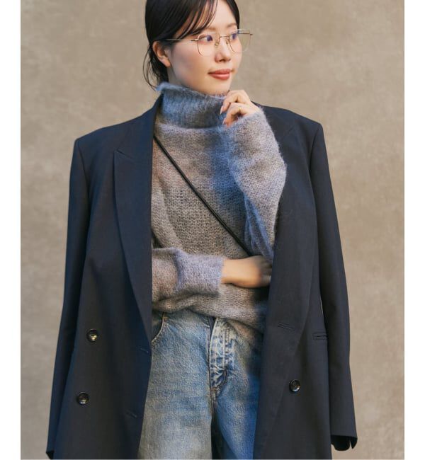 Plage「《追加予約》ALPACA MIX BUTTON ニット 4」|ニット・セーター|