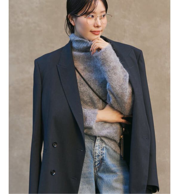 Plage「《追加予約》ALPACA MIX BUTTON ニット 4」|ニット・セーター|