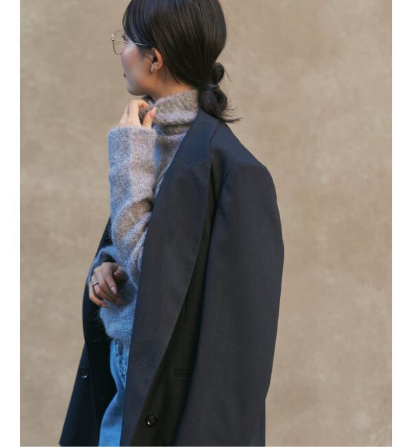 Plage「《追加予約》ALPACA MIX BUTTON ニット 4」|ニット・セーター|