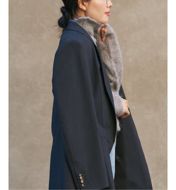 Plage「《追加予約》ALPACA MIX BUTTON ニット 4」|ニット・セーター|