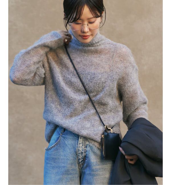 Plage「《追加予約》ALPACA MIX BUTTON ニット 4」|ニット・セーター|