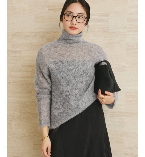 Plage「《追加予約》ALPACA MIX BUTTON ニット 4」|ニット・セーター|