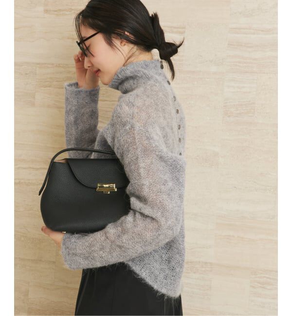 Plage「《追加予約》ALPACA MIX BUTTON ニット 4」|ニット・セーター|