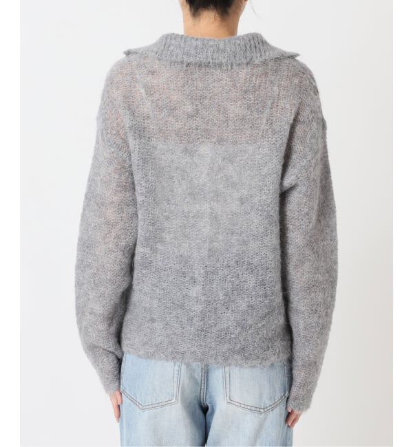 Plage「《追加予約》ALPACA MIX BUTTON ニット 4」|ニット・セーター|