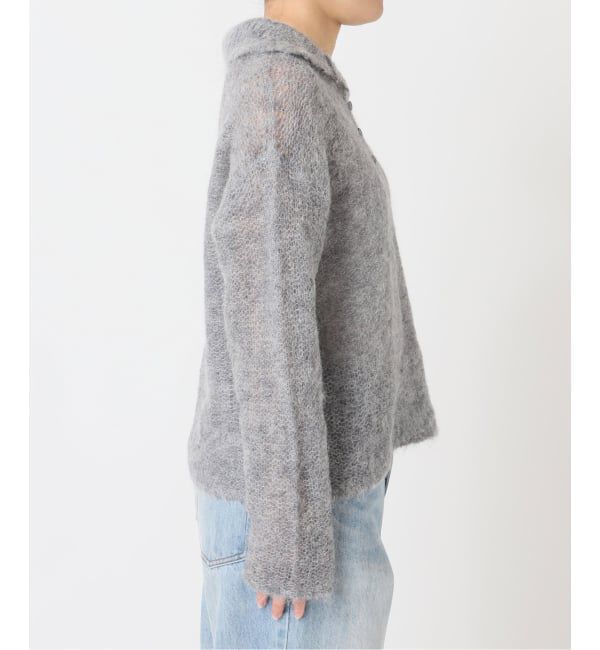 Plage「《追加予約》ALPACA MIX BUTTON ニット 4」|ニット・セーター|