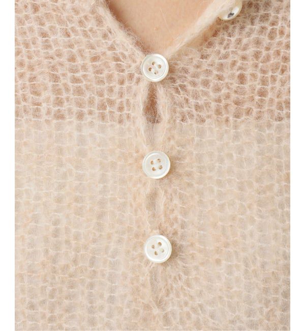 Plage「《追加予約》ALPACA MIX BUTTON ニット 4」|ニット・セーター|