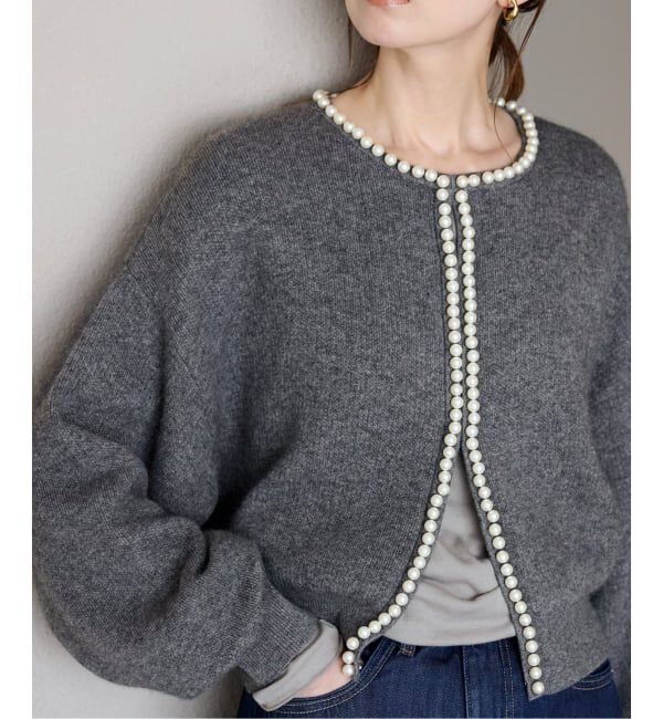 新品SLOBE IENA パールカーディガン パールカーディガン（SLOBE IENA）｜ルミネのファッション通販