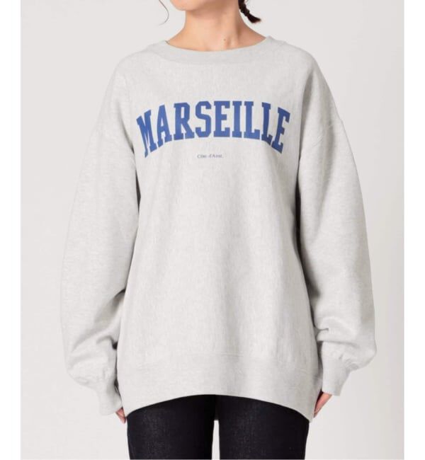SLOBE IENA「《WEB限定/追加2予約》MARSEILLE ロゴスウェット」|スウェット・ジャージ|