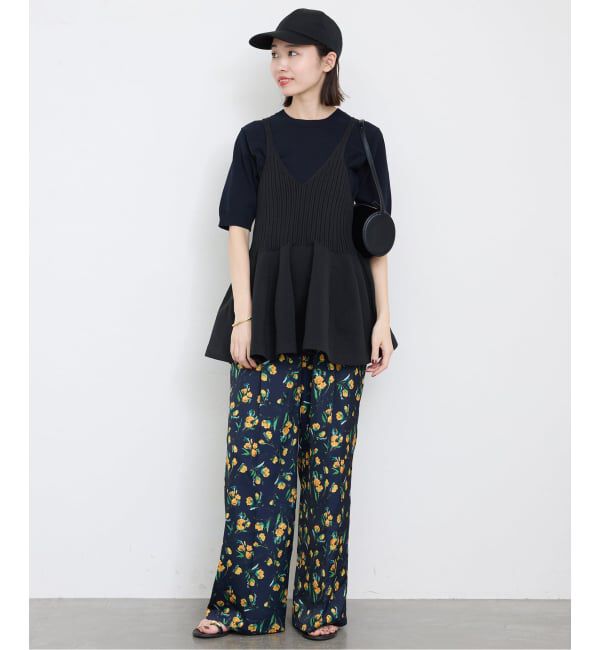 SLOBE IENA「《WEB限定/追加予約》ペプラムビスチェ」|ニット・セーター|