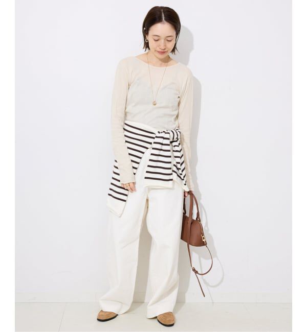 SLOBE IENA「《予約》TRICOTS JEAN MARC/トリコットジーンマルク SLOBE別注 ニットプルオーバー」|ニット・セーター|