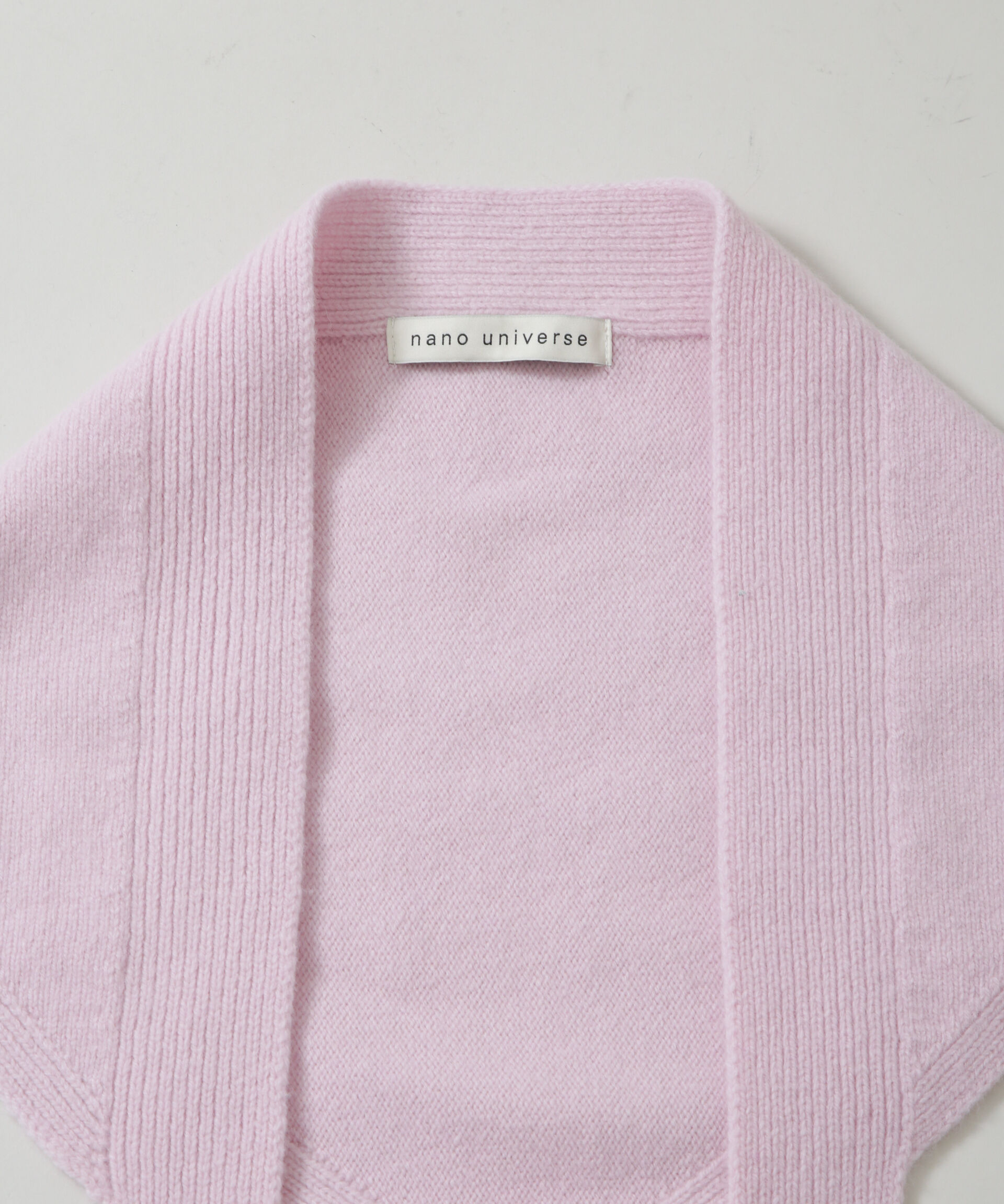 nano･universe「AQUAウールカシミヤトライアングルストール」|マフラー|