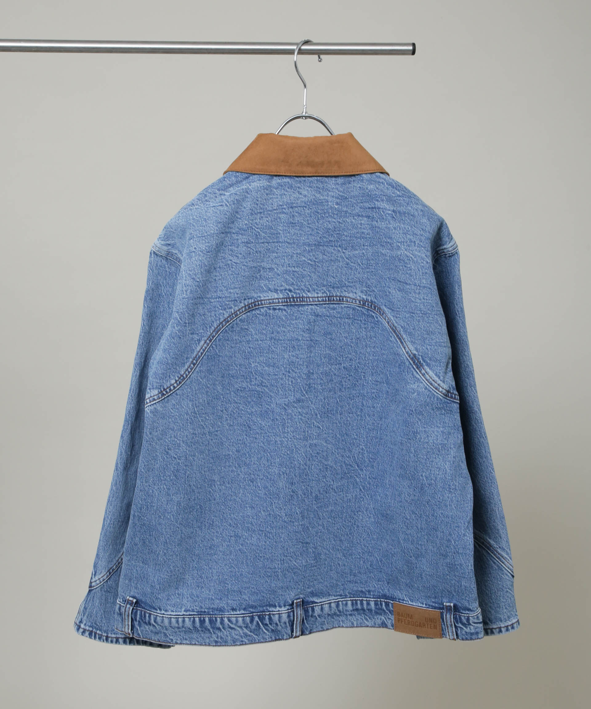 nano･universe「BAUM UND PFERDGARTEN/Patch denim ブルゾン(セットアップ可)」|ブルゾン・スタジャン|