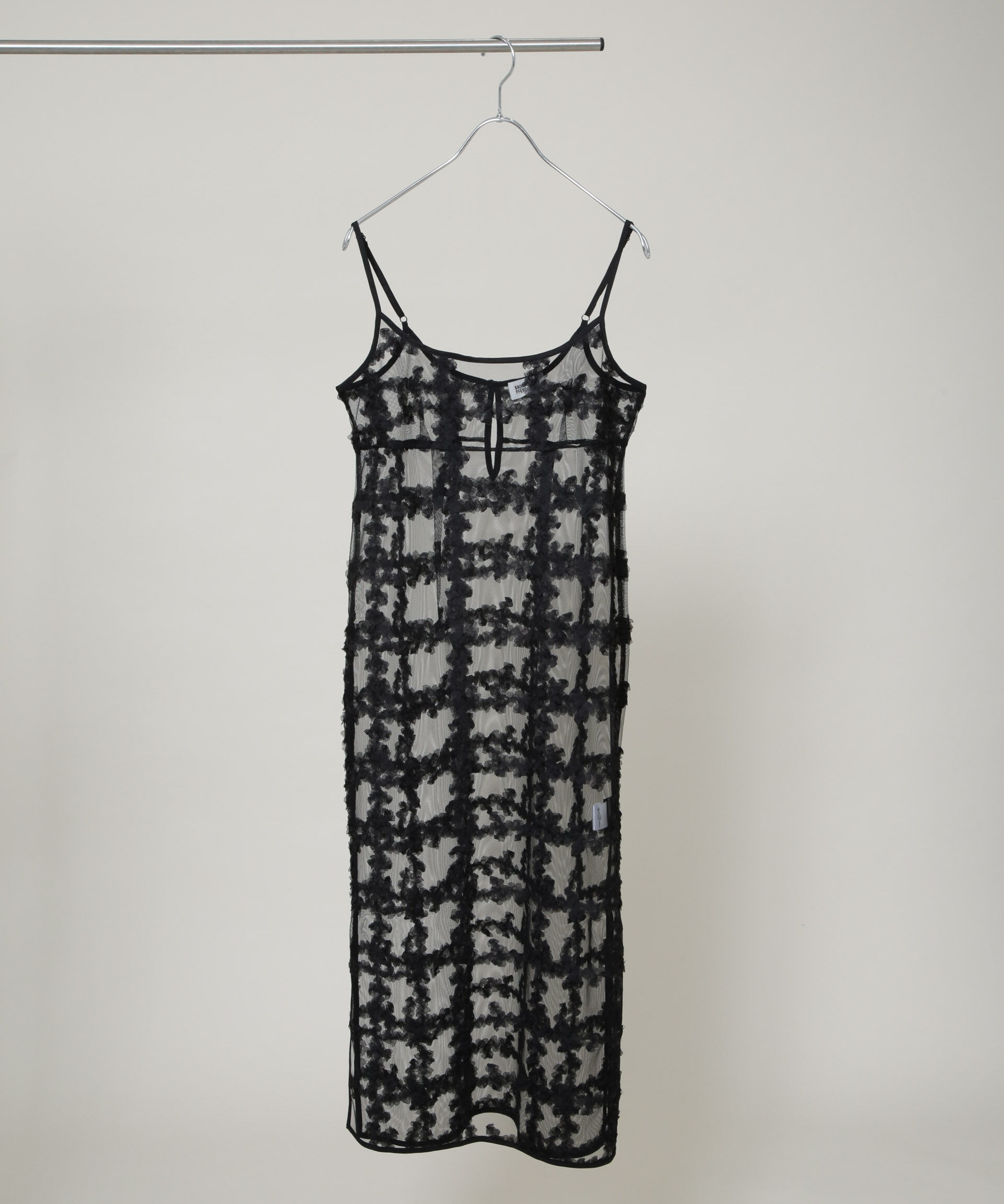 nano･universe「BAUM UND PFERDGARTEN/Fancy Organza ワンピース」|ワンピース|ブラック