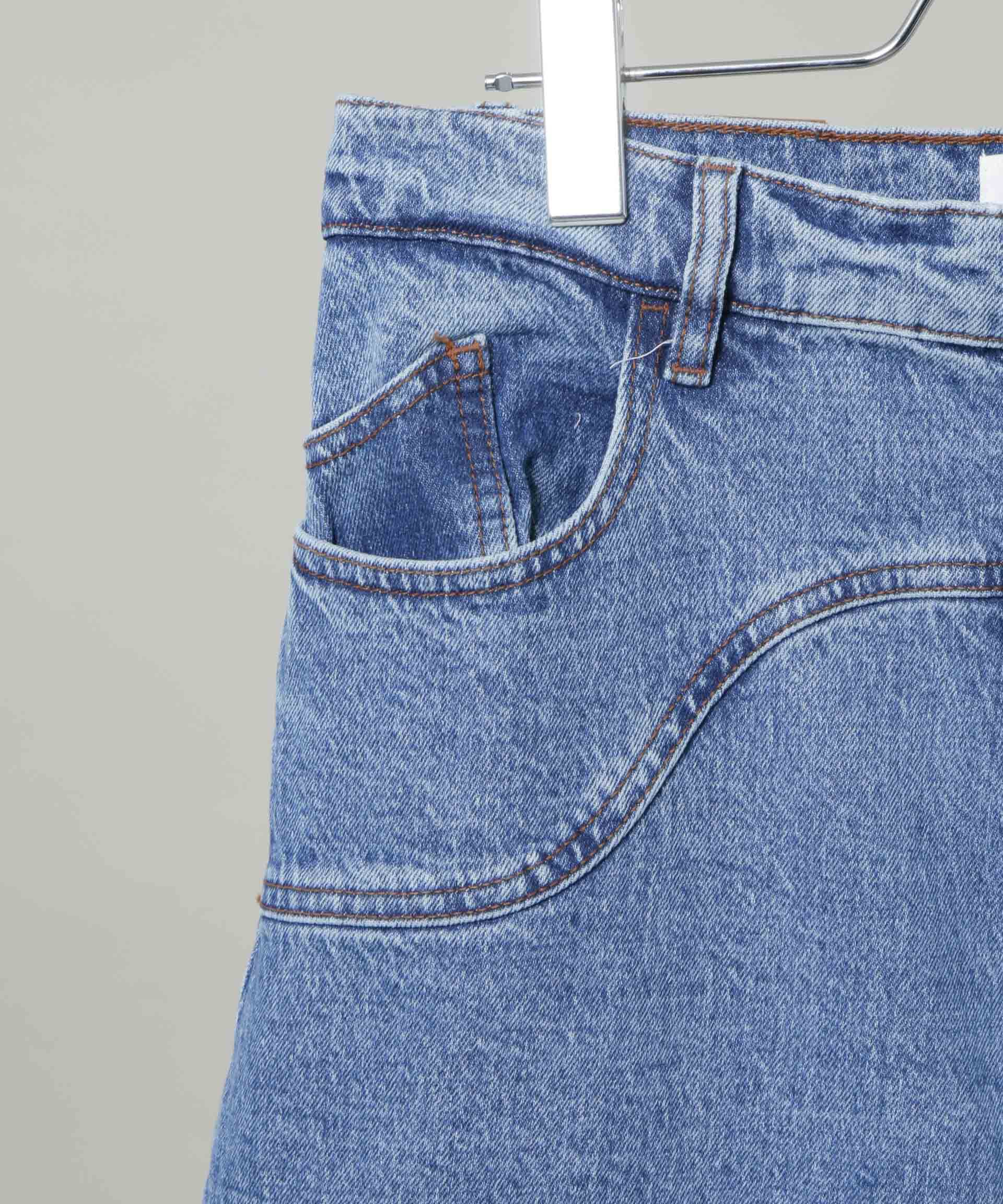 nano･universe「BAUM UND PFERDGARTEN/Patch denim パンツ(セットアップ可)」|チノ|