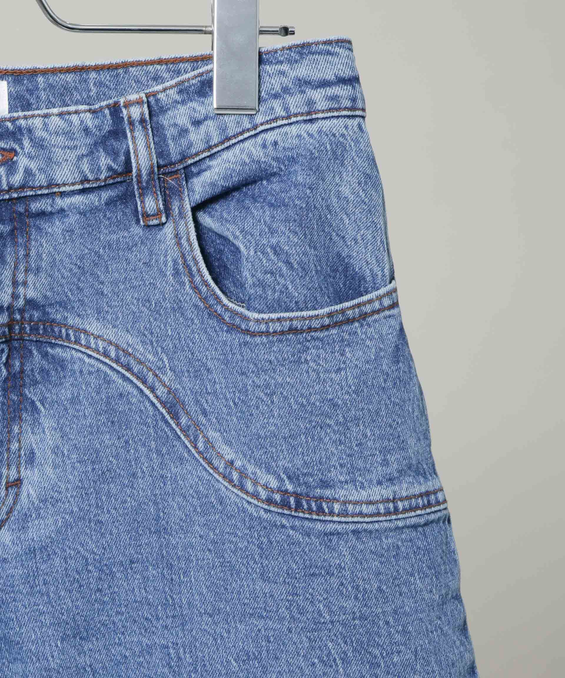 nano･universe「BAUM UND PFERDGARTEN/Patch denim パンツ(セットアップ可)」|チノ|