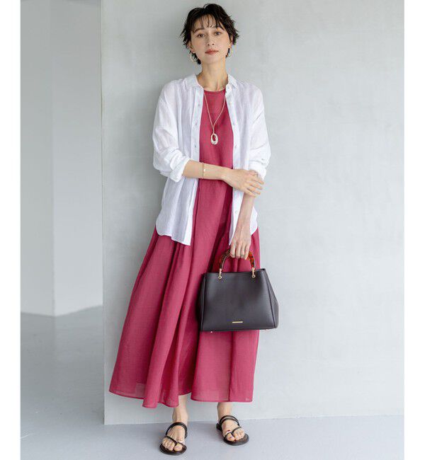 23区「【一部店舗限定/接触冷感/洗える】ラミータンブラー ノースリーブ ワンピース」|ワンピース|