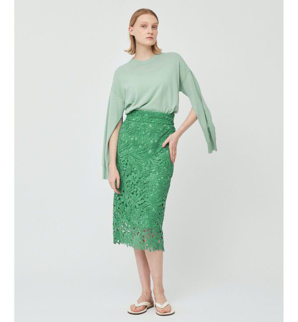 BEIGE,「PIERIS / クルーネックニット」|ニット・セーター|