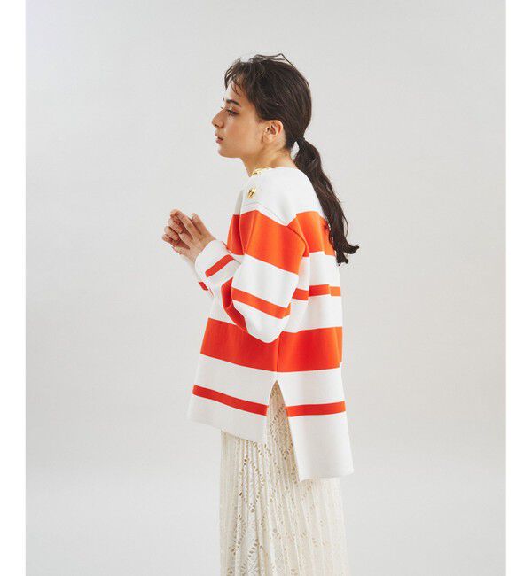 Diagram「ボーダールーズニットトップ」|ニット・セーター|