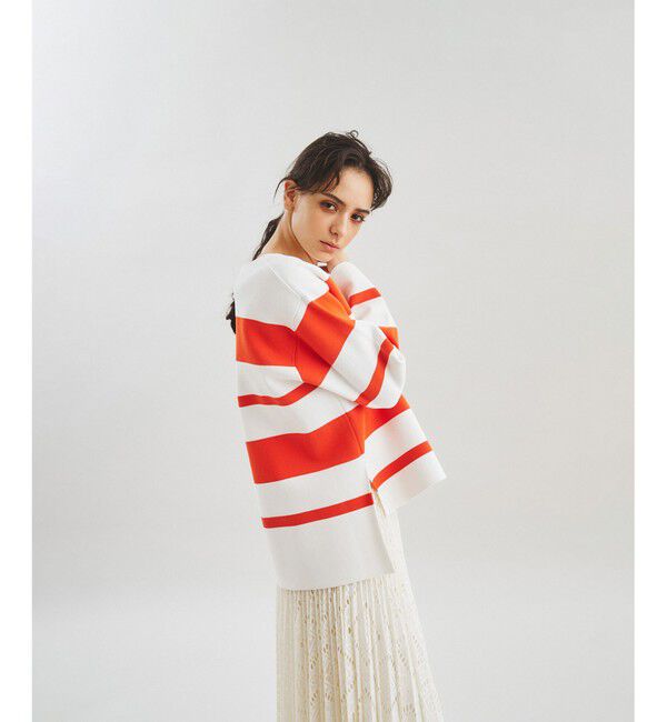 Diagram「ボーダールーズニットトップ」|ニット・セーター|