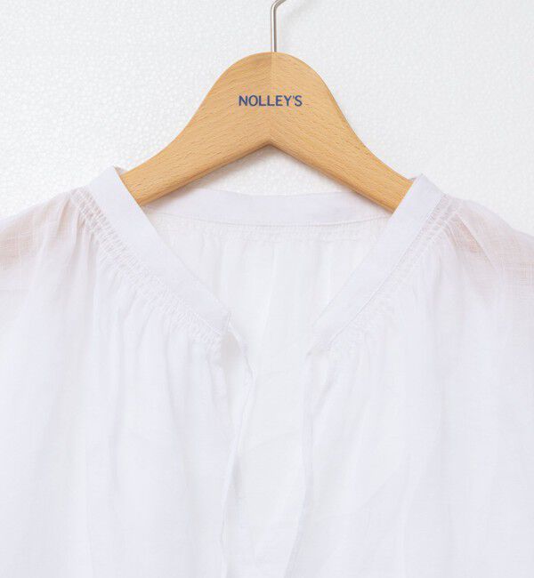 NOLLEY'S「◇【WEB限定カラーあり】シアーラミー袖バルーンブラウス」|シャツ・ブラウス|