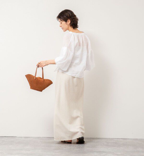 NOLLEY'S「◇【WEB限定カラーあり】シアーラミー袖バルーンブラウス」|シャツ・ブラウス|