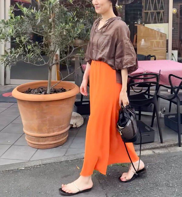 NOLLEY'S「◇【WEB限定カラーあり】シアーラミー袖バルーンブラウス」|シャツ・ブラウス|