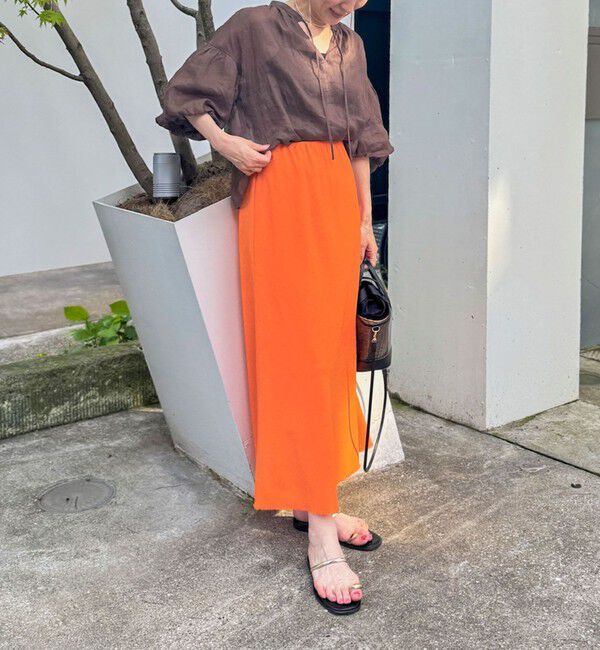 NOLLEY'S「◇【WEB限定カラーあり】シアーラミー袖バルーンブラウス」|シャツ・ブラウス|