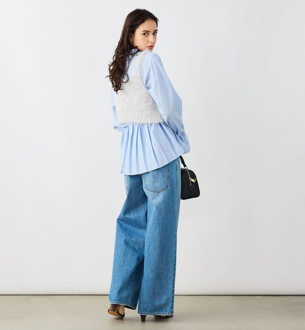 NOLLEY'S sophi「《手洗い可能》ラメシャギー2WAYビスチェ」|ニット・セーター|