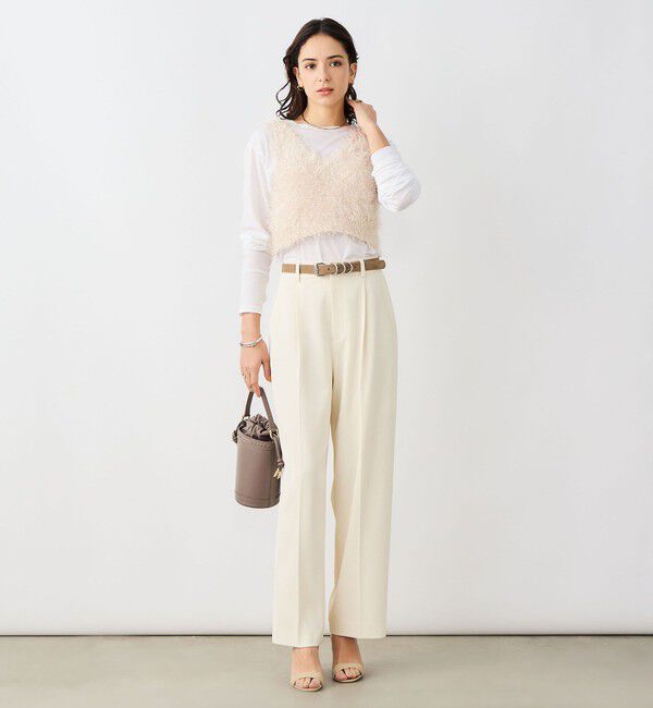 NOLLEY'S sophi「《手洗い可能》ラメシャギー2WAYビスチェ」|ニット・セーター|