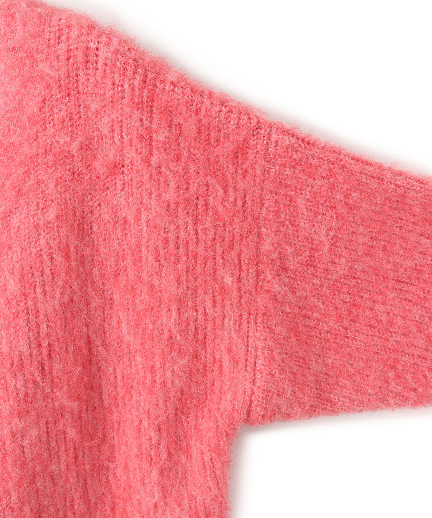 VIS「パールボタンVネック片畦ニットカーディガン」|カーディガン|