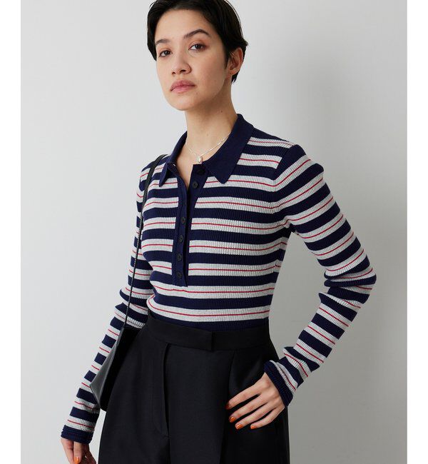  「ニットポロボディスーツ」|ニット・セーター|