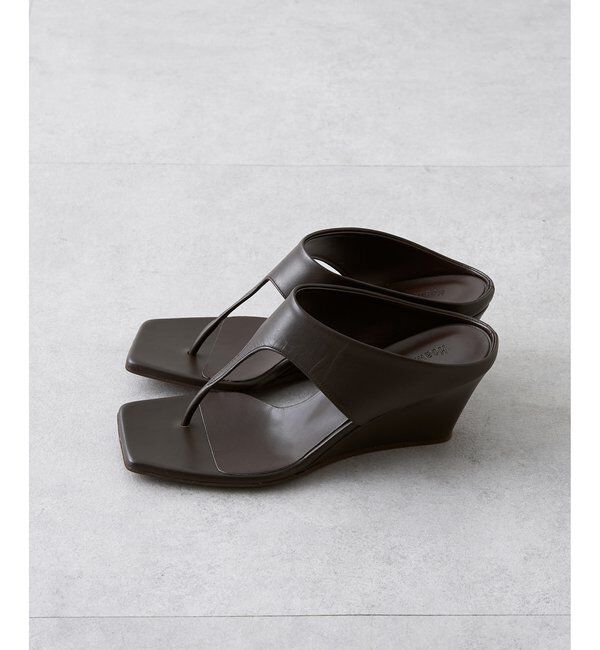  「【Hoaw.】ウェッジトングサンダル」|その他|