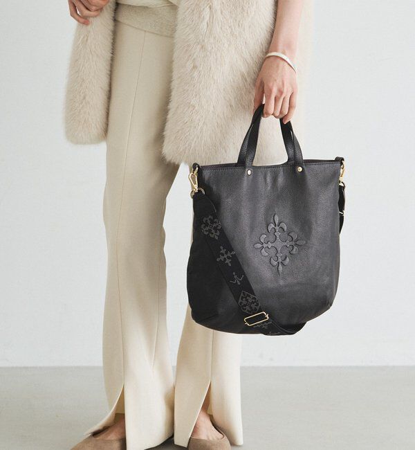  「エンボスモノグラム 2WAYトートバッグ」|トートバッグ|